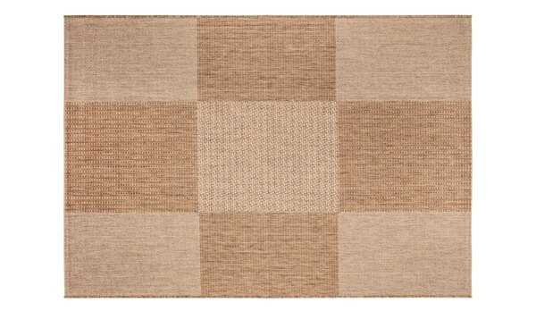 In- & Outdoor Teppich  Nizza ¦ braun ¦ Synthetische Fasern ¦ Maße (cm): B: 133