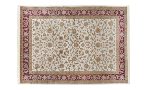 Orientteppich ¦ beige ¦ Seide ¦ Maße (cm): B: 60 H: 0