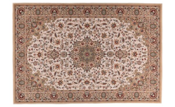 THEKO Wollteppich  Dolna ¦ beige ¦ Wolle ¦ Maße (cm): B: 200 H: 1
