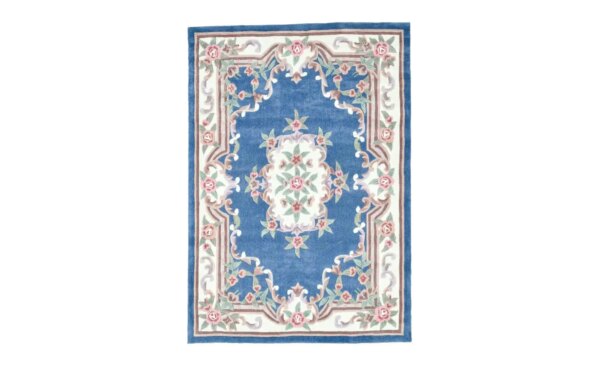 THEKO Vintageteppich  Ming ¦ blau ¦ Synthetische Fasern ¦ Maße (cm): B: 240 H: 1