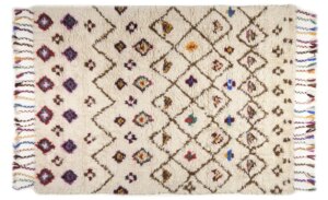 THEKO Wollteppich  Nomadic ¦ beige ¦ Baumwolle ¦ Maße (cm): B: 70 H: 2