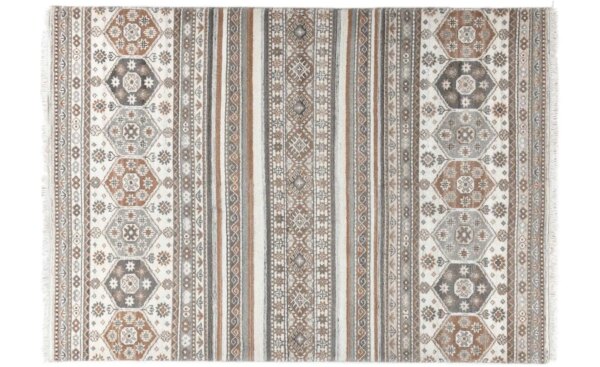 THEKO Wollteppich  Imperial Schaal ¦ beige ¦ Wolle ¦ Maße (cm): B: 90 H: 1
