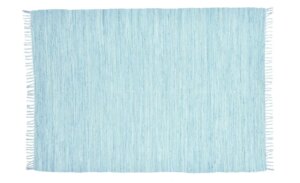 THEKO Teppich  Happy Co ¦ blau ¦ Baumwolle ¦ Maße (cm): B: 90 H: 0