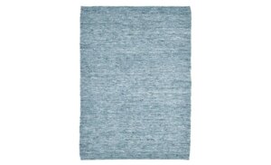 THEKO Handwebteppich  Alpen ¦ blau ¦ Wolle ¦ Maße (cm): B: 120 H: 1