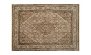 Handgeknüpfter Kurzflorteppich  Cavari Mahi ¦ beige ¦ Wolle