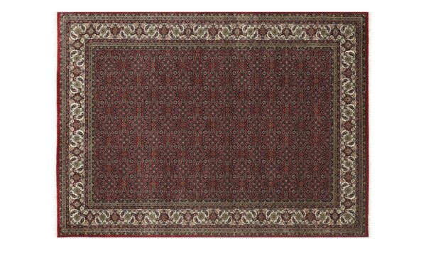 Handgeknüpfter Orientteppich  Kamaro Herati ¦ rot ¦ Wolle ¦ Maße (cm): B: 120