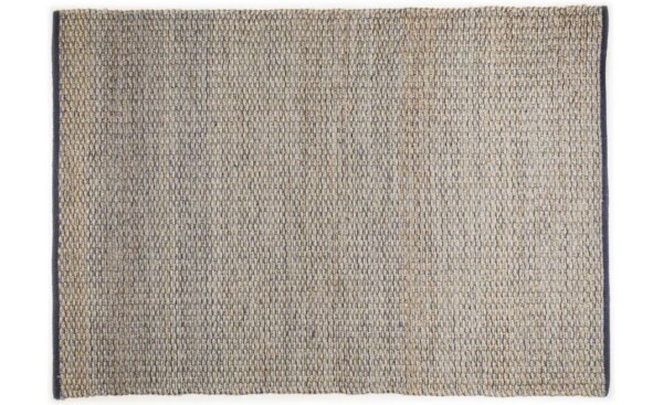 Tom Tailor Teppich  Smooth Comfort Braid ¦ blau ¦ Jute ¦ Maße (cm): B: 140 H: 0