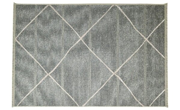 SANSIBAR Sylt Teppich  Braderup ¦ grau ¦ Wolle ¦ Maße (cm): B: 60 H: 0