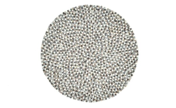 THEKO Kugelwollteppich  Felty ¦ beige ¦ Wolle ¦ Maße (cm): B: 190 H: 2